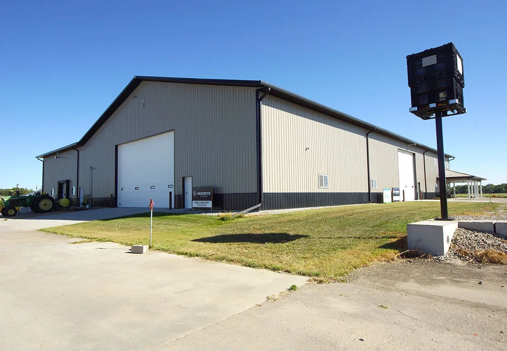 A large commercial shop space